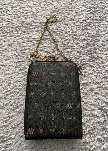 Zincir Detaylı Kahverengi Deri Kadın Çanta - Görsel 7