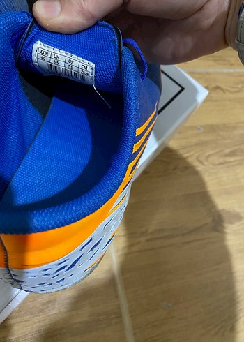 Erkek Mavi Futbol Ayakkabısı Velcro Detaylı - Görsel 3