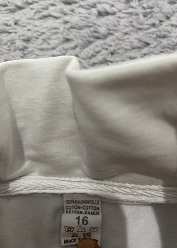 Beyaz Erkek Çocuk Fermuarlı İnce Ceket - Görsel 4