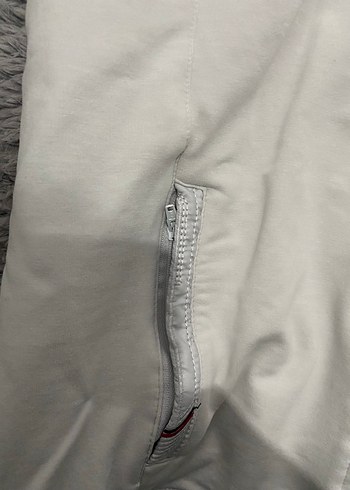 Beyaz Erkek Çocuk Fermuarlı İnce Ceket - Görsel 3