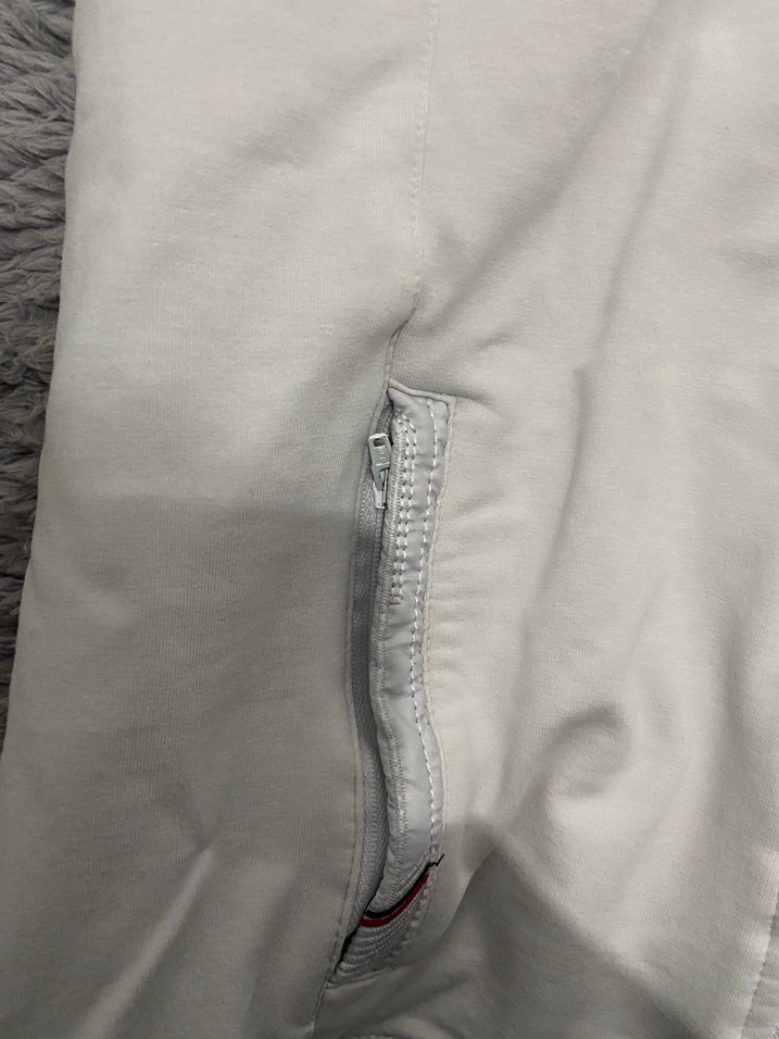 Beyaz Erkek Çocuk Fermuarlı İnce Ceket - Görsel 3