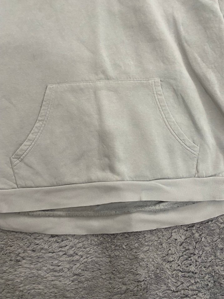 Gri Kapüşonlu Kadın Sweatshirt - Görsel 3