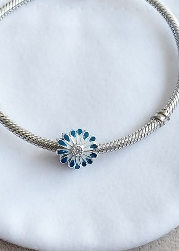Pandora MAVİ PAPATYA ÇİÇEK CHARM