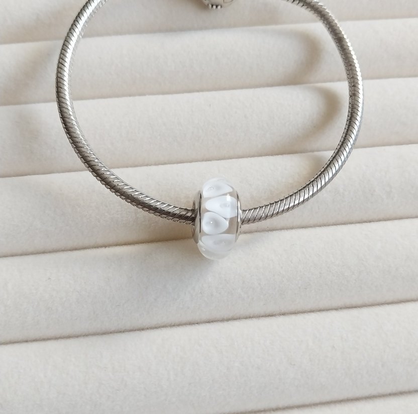 BEYAZ CAM MURANO CHARM - Görsel 2