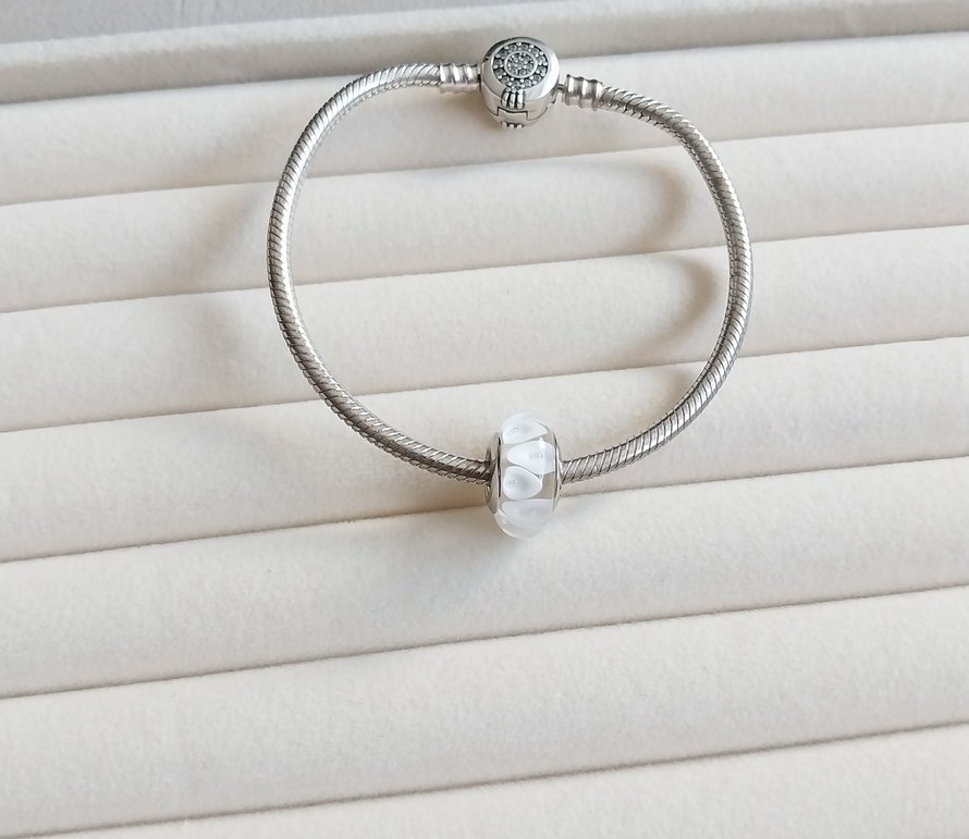 BEYAZ CAM MURANO CHARM - Görsel 4