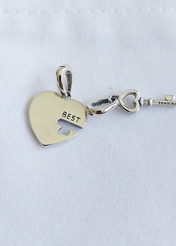 BEST FRİENDS ANAHTAR KALP CHARM - Görsel 4