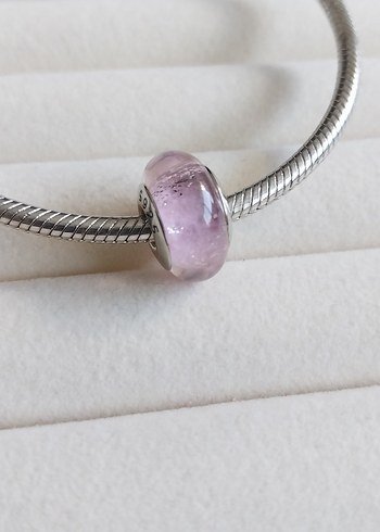 PEMBE CAM MURANO CHARM - Görsel 2