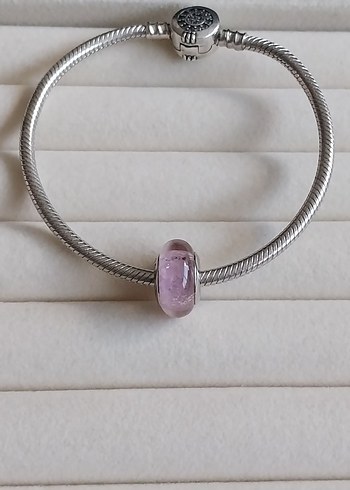 PEMBE CAM MURANO CHARM - Görsel 5