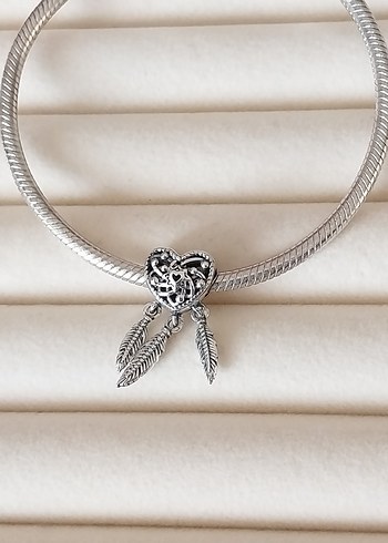 KAFES İŞİ DÜŞ KAPANI VE ÜÇ YAPRAK CHARM - Görsel 2