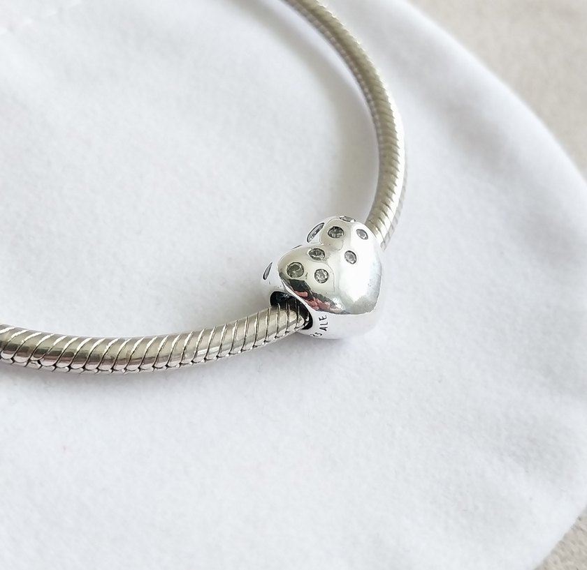 IŞILTILI KALP CHARM - Görsel 3