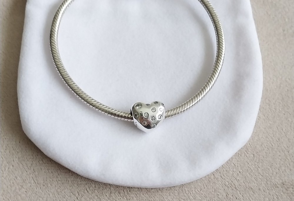 IŞILTILI KALP CHARM - Görsel 4