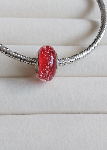 KARANLIKTA PARLAYAN KIRMIZI MURANO CHARM - Görsel 5