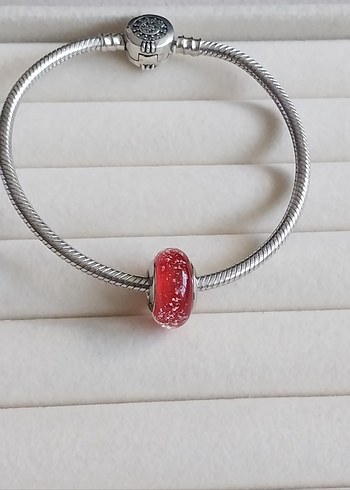KARANLIKTA PARLAYAN KIRMIZI MURANO CHARM - Görsel 6