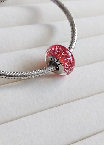 KARANLIKTA PARLAYAN KIRMIZI MURANO CHARM - Görsel 2