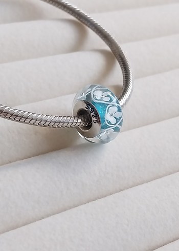 MAVİ ÇİÇEK MURANO CHARM - Görsel 4