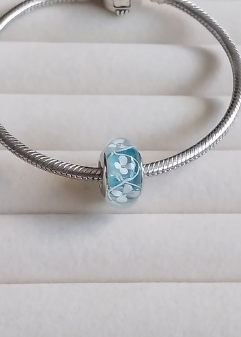 MAVİ ÇİÇEK MURANO CHARM - Görsel 2