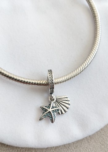 Tropikal Deniz Yıldızı ve Deniz Kabuğu Charm - Görsel 2