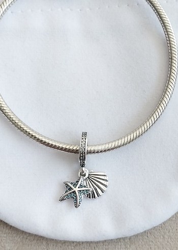 Tropikal Deniz Yıldızı ve Deniz Kabuğu Charm - Görsel 4