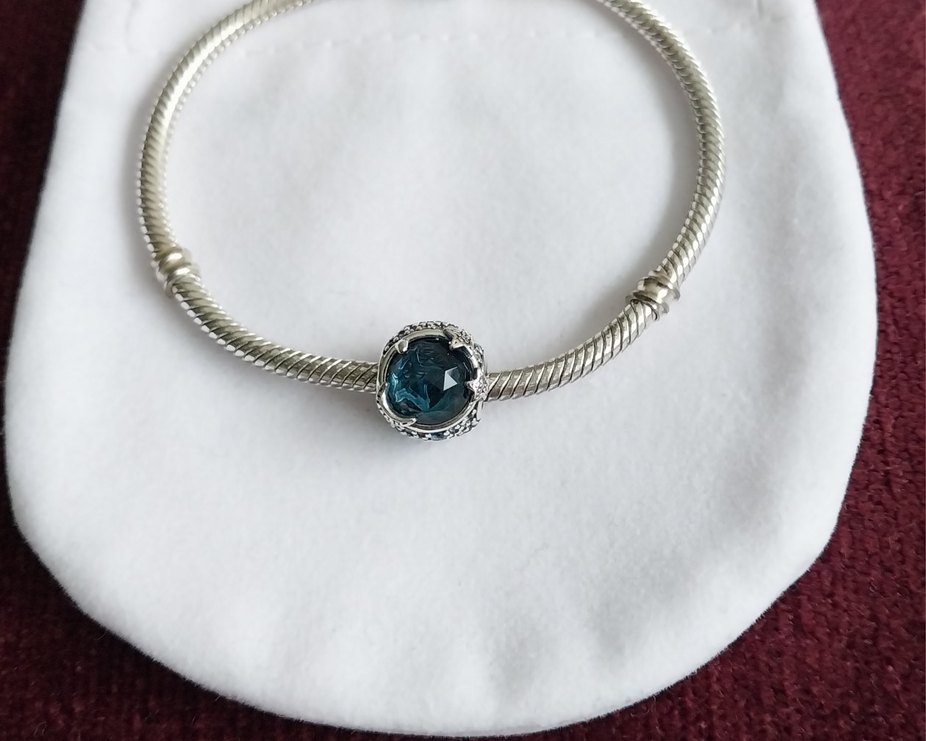 GÖKYÜZÜ MAVİSİ IŞILTILI YILDIZLAR CHARM - Görsel 4