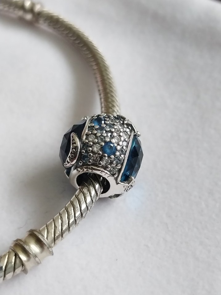 GÖKYÜZÜ MAVİSİ IŞILTILI YILDIZLAR CHARM - Görsel 5