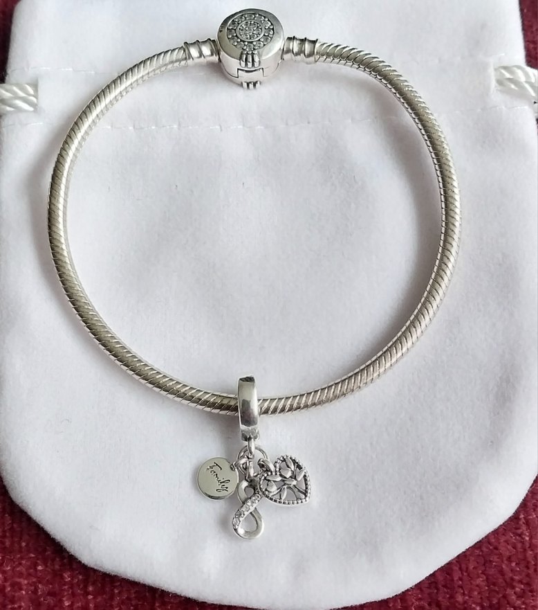 Sonsuz Aile Sevgisi Üçlü Sallantılı Charm - Görsel 5