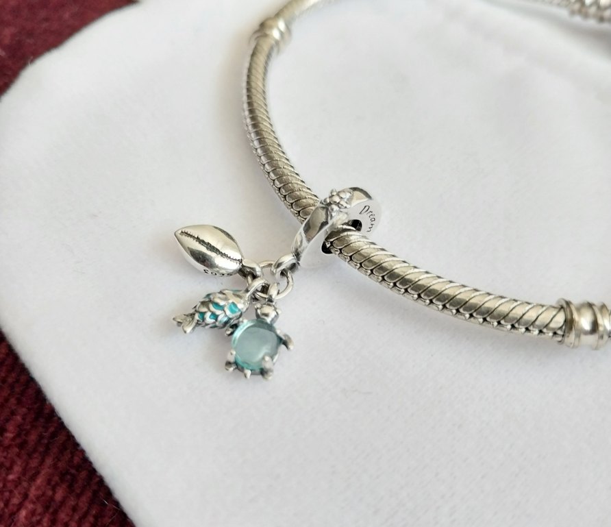 BALIK, DENİZ KAPLUMBAĞASI VE DENİZ KABUĞU SALLANTILI CHARM - Görsel 3