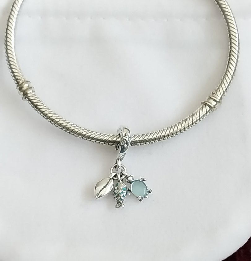 BALIK, DENİZ KAPLUMBAĞASI VE DENİZ KABUĞU SALLANTILI CHARM - Görsel 4