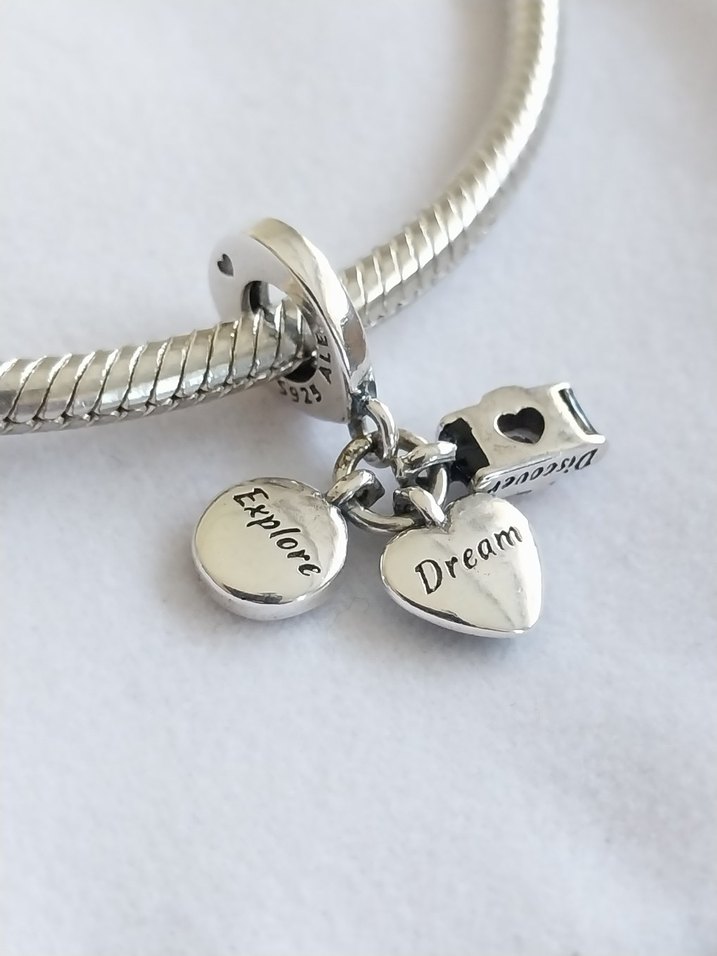 KAMERA,KALP VE PUSULA SALLANTILI CHARM - Görsel 3