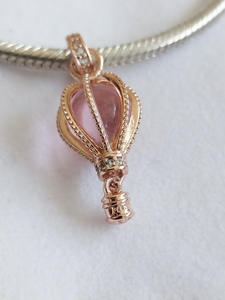 PEMBE SICAK HAVA BALONU CHARM - Görsel 3