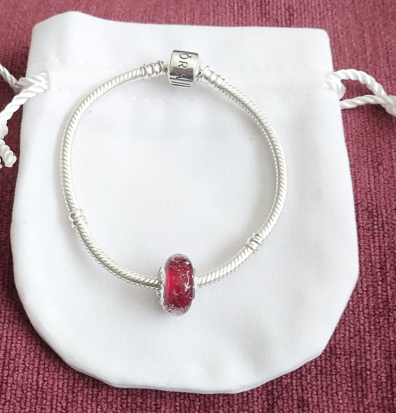 FANTASTİK PEMBE MURANO CHARM - Görsel 5