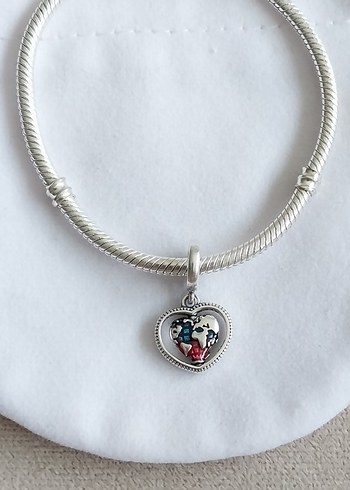 AİLE VE DÖNEN KÜRE KALP CHARM - Görsel 4