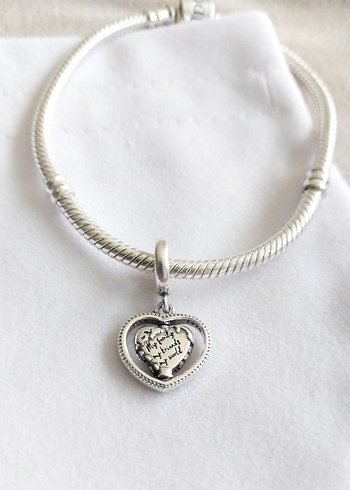 AİLE VE DÖNEN KÜRE KALP CHARM - Görsel 3