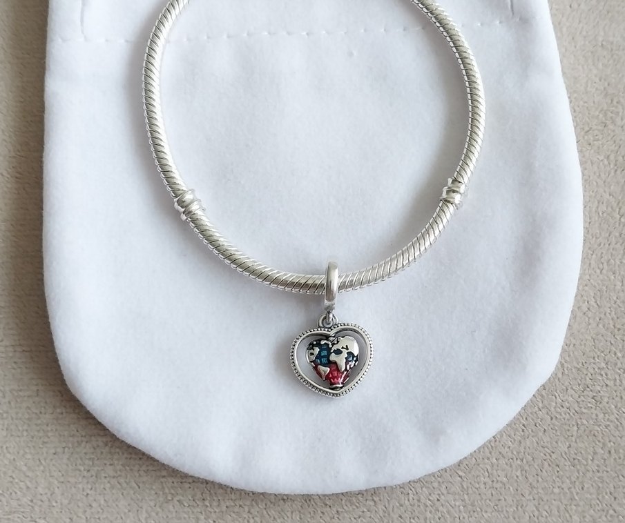 AİLE VE DÖNEN KÜRE KALP CHARM - Görsel 4