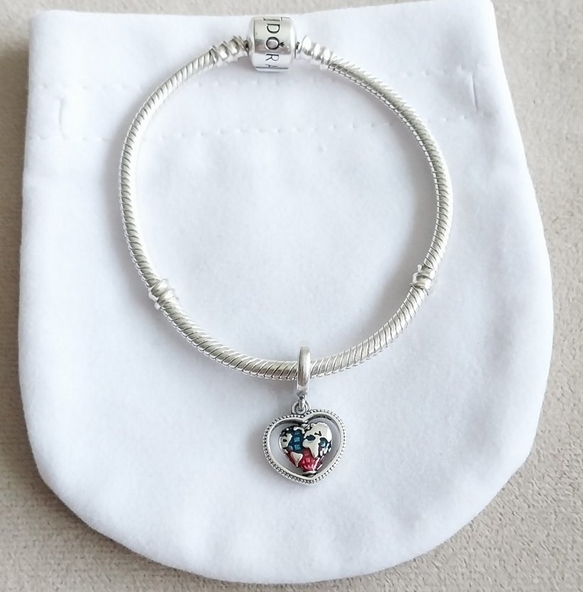 AİLE VE DÖNEN KÜRE KALP CHARM - Görsel 5