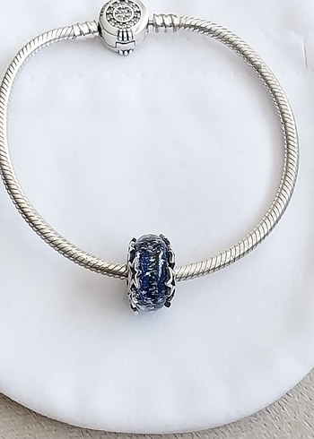 Galaksi Mavisi Yıldız Murano Charm - Görsel 4