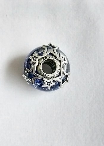 Galaksi Mavisi Yıldız Murano Charm - Görsel 5