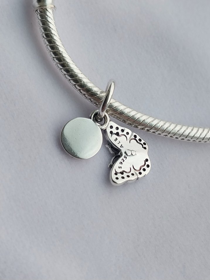 MAVİ KELEBEK SALLANTILI CHARM - Görsel 3