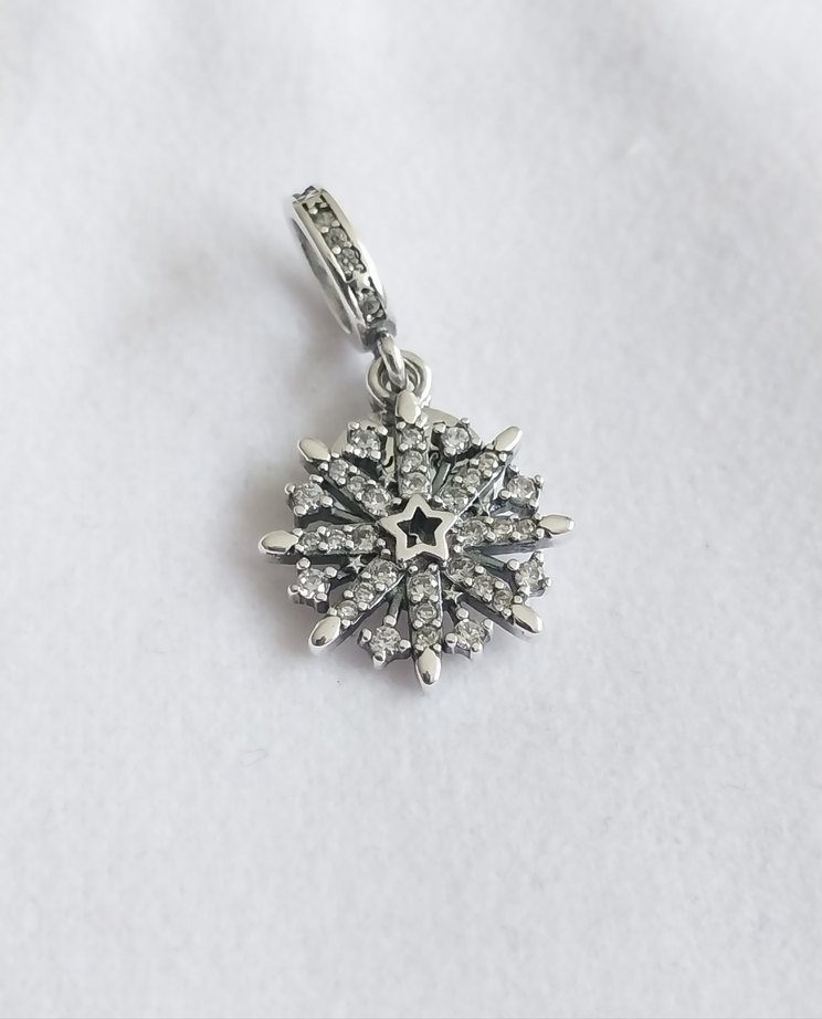 Işıltılı Havai Fişek Çift Sallantılı Charm - Görsel 5