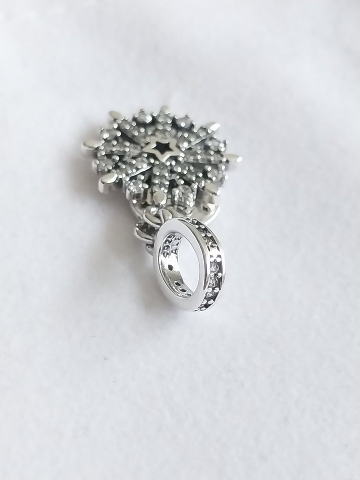 Işıltılı Havai Fişek Çift Sallantılı Charm - Görsel 4