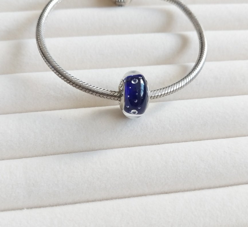 LACİVERT MURANO CHARM - Görsel 2