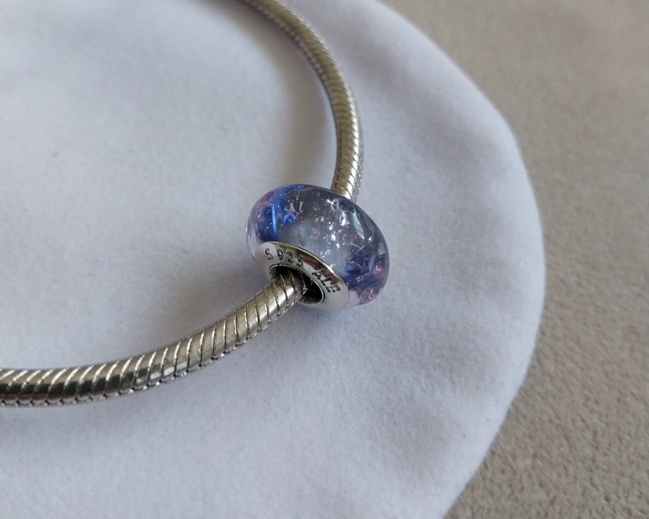 Lavanta Rengi Murano Charm - Görsel 3