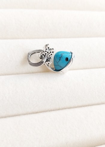 TURKUAZ RENKLİ BALİNA SALLANTILI CHARM - Görsel 3