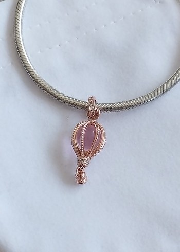 PEMBE SICAK HAVA BALONU CHARM
