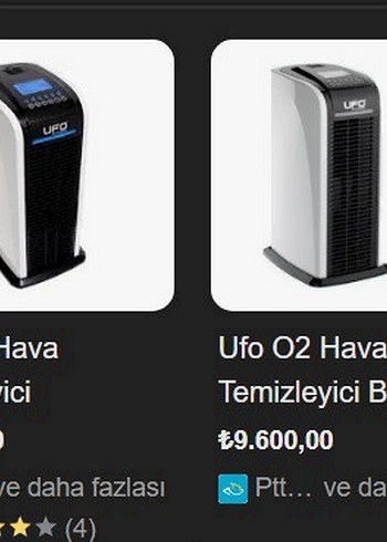 Beyaz UFO Hava Temizleyici - Görsel 4
