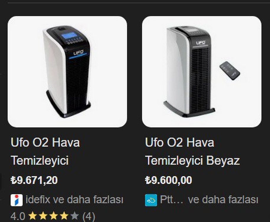 Beyaz UFO Hava Temizleyici - Görsel 4