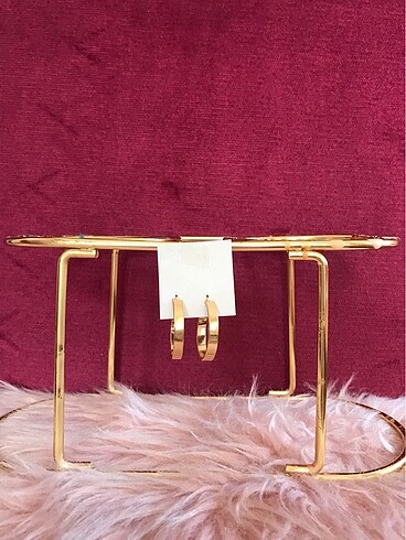 Gold Halka Küpe