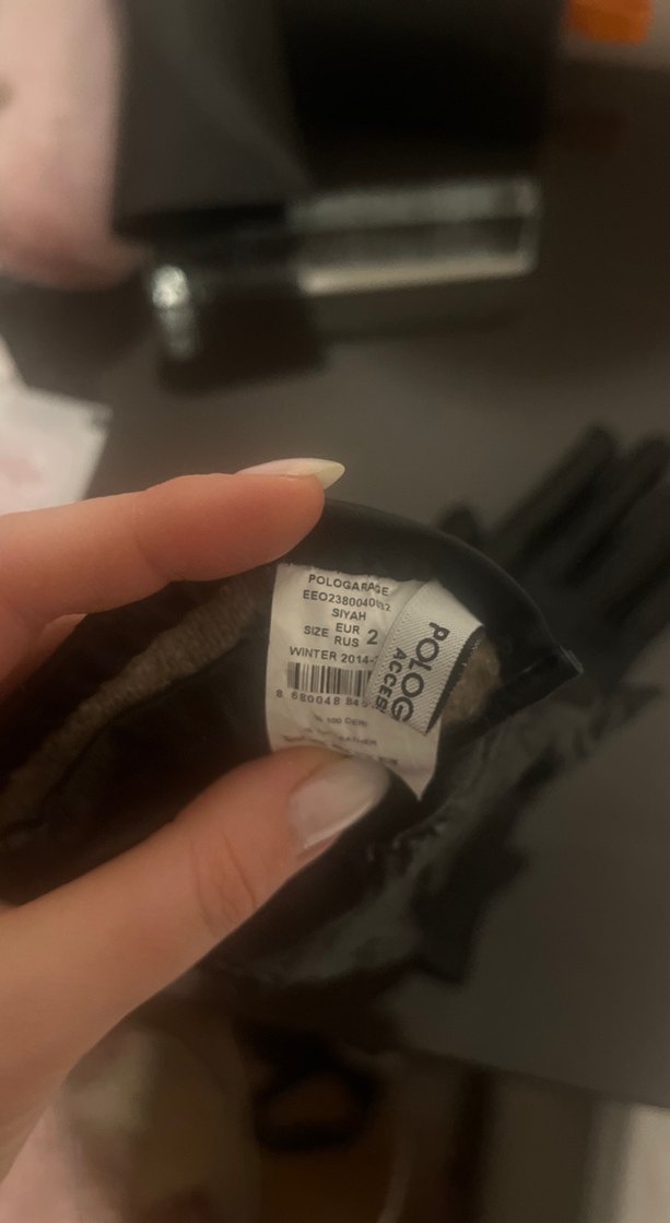 %100 Deri Siyah Biker Eldivenler - Görsel 3