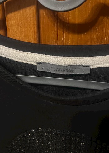 Polo Garage Siyah Kadın Sweatshirt - Görsel 2