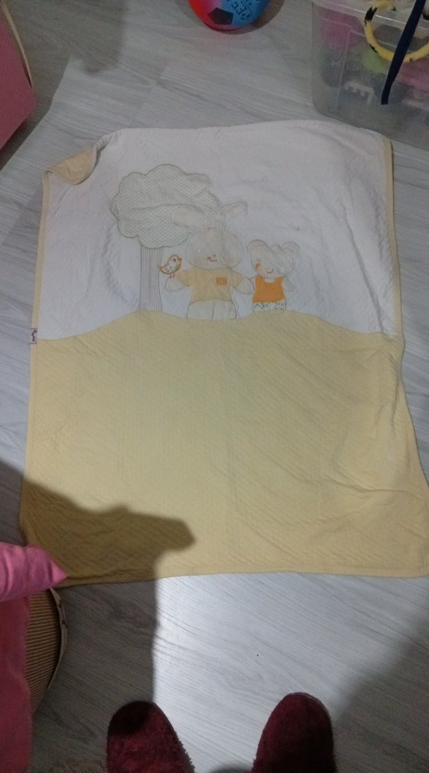 Kızlar için Pembe Nakışlı Sıcak Ev Terliği - Görsel 2