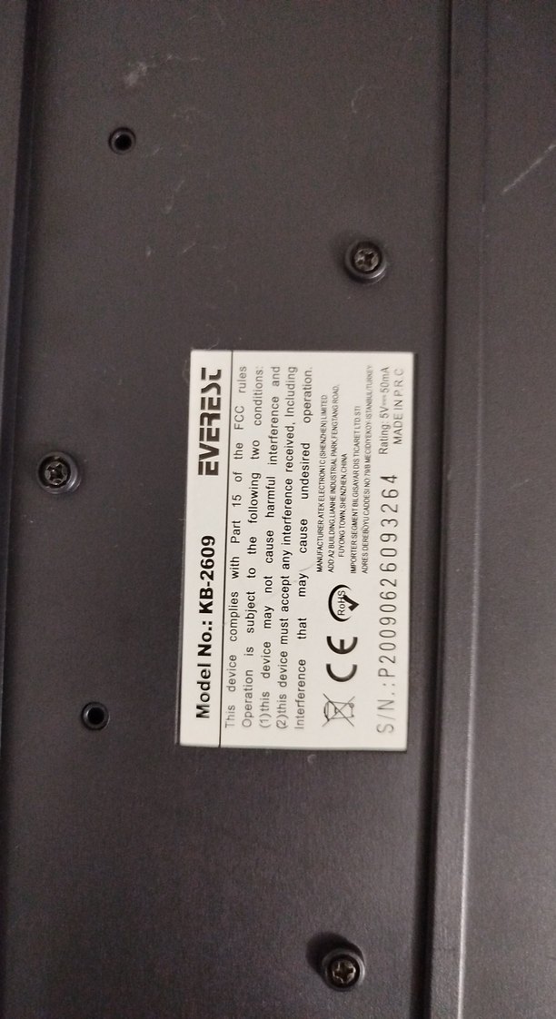 Kablolu Siyah Standart Klavye - Görsel 4